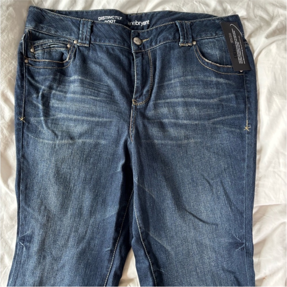 NWT Lane Bryant Size 20 20P Petite Boot-Cut Jeans